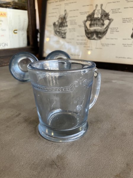 画像9: 1940'S　Fire-King　サファイアブルー　フィルビー　最初期　刻印無し　ファイヤーキング　Dハンドルマグ　ヘヴィーウエイト　アンティーク　ビンテージ (9)