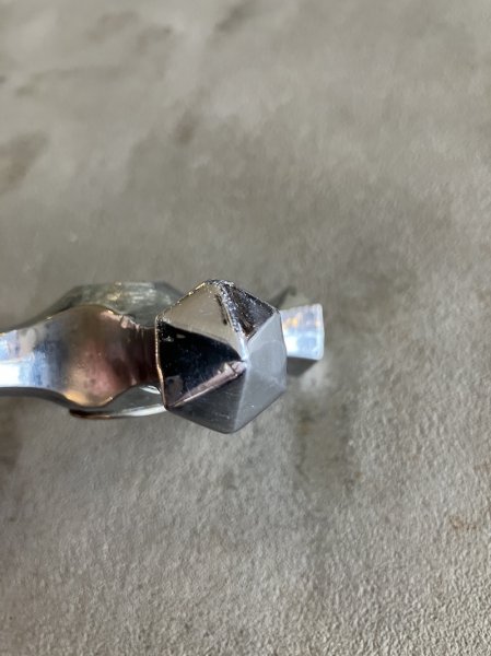 画像11: 1930'S 40'S　蛇口ハンドル　大型　C　W　バラ売　水栓　蛇口　プランビング　ヘヴィーブラス　ハンドル　アンティーク　ビンテージ (11)