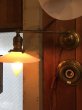 画像8: 1910’S 20'S　アーリーセンチュリー　フラットシェード　スイベル　ウォールマウントブラケットライト　真鍮　180度スイング可能　1灯　アンティーク　ビンテージ (8)