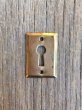 画像6: キーホール　keyhole　キープレート　スケルトンキー用　カギ穴プレート　真鍮　オーバル　スクエア　アンティーク　ビンテージ (6)