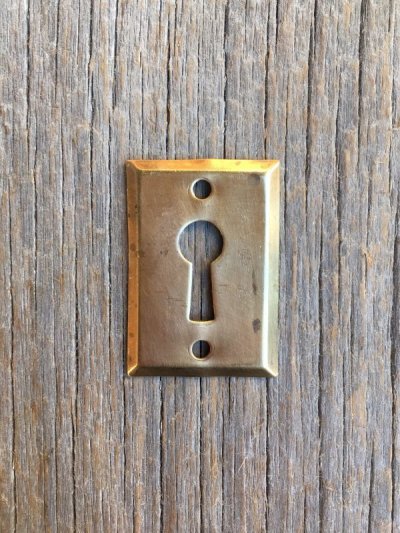 画像2: キーホール　keyhole　キープレート　スケルトンキー用　カギ穴プレート　真鍮　オーバル　スクエア　アンティーク　ビンテージ