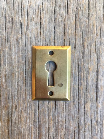 画像3: キーホール　keyhole　キープレート　スケルトンキー用　カギ穴プレート　真鍮　オーバル　スクエア　アンティーク　ビンテージ