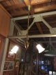 画像10: 19世紀後半　ガス灯 改　ヘヴィーミルクガラスシェード　シーリングライト　2灯　1890-1900's　アンティーク　ビンテージ (10)