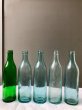 画像2: 1900'S 1910'S　CLICQUOT CLUB　AQUA GLASS　気泡ガラス　SODA BOTTLE　ソーダボトル　ポップボトル　ガラス瓶　Reed Glass　クリアガラス　色付きガラス　一輪挿し　フラワーベース　アンティーク　ビンテージ (2)