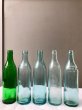 画像4: 1900'S 1910'S　CLICQUOT CLUB　AQUA GLASS　気泡ガラス　SODA BOTTLE　ソーダボトル　ポップボトル　ガラス瓶　Reed Glass　クリアガラス　色付きガラス　一輪挿し　フラワーベース　アンティーク　ビンテージ (4)