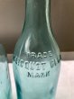 画像16: 1900'S 1910'S　CLICQUOT CLUB　AQUA GLASS　気泡ガラス　SODA BOTTLE　ソーダボトル　ポップボトル　ガラス瓶　Reed Glass　クリアガラス　色付きガラス　一輪挿し　フラワーベース　アンティーク　ビンテージ (16)