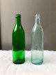 画像5: 1900'S 1910'S　CLICQUOT CLUB　AQUA GLASS　気泡ガラス　SODA BOTTLE　ソーダボトル　ポップボトル　ガラス瓶　Reed Glass　クリアガラス　色付きガラス　一輪挿し　フラワーベース　アンティーク　ビンテージ (5)