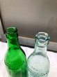 画像9: 1900'S 1910'S　CLICQUOT CLUB　AQUA GLASS　気泡ガラス　SODA BOTTLE　ソーダボトル　ポップボトル　ガラス瓶　Reed Glass　クリアガラス　色付きガラス　一輪挿し　フラワーベース　アンティーク　ビンテージ (9)