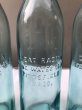 画像7: 1900'S 1910'S　GREAT RADIUM SPRING WATER CO.　AQUA GLASS　気泡ガラス　SODA BOTTLE　ソーダボトル　ポップボトル　ガラス瓶　Reed Glass　クリアガラス　色付きガラス　一輪挿し　フラワーベース　アンティーク　ビンテージ (7)