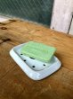 画像8: 洗面　ソープディッシュ　据え置き型　シンプル　石鹸台　陶器　ポーセレン　ポーセリン　アンティーク　ビンテージ (8)