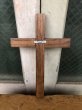 画像3: ウォールデコ　オブジェ　十字架　クロス　壁掛け　ウッド　無垢　シンプル　アンティーク　ビンテージ (3)