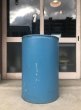 画像5: ブルーペイント　ペーパードラム缶　ファイバードラム　ダストボックス　trash can　ゴミ箱　スチール×硬質厚紙　超大型　アンティーク　ビンテージ (5)