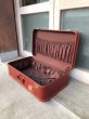 画像8: トランク　スーツケース　VFM　レザートリム　レザーハンドル　鍵付き　店舗什器に　アンティーク　ビンテージ (8)