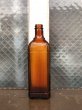 画像2: 1900'S 10'S　リブ ガラス瓶　メディスンボトル　MEDISIN BOTTLE　アンバー　アンティーク　ビンテージ (2)