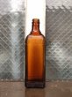 画像4: 1900'S 10'S　リブ ガラス瓶　メディスンボトル　MEDISIN BOTTLE　アンバー　アンティーク　ビンテージ (4)