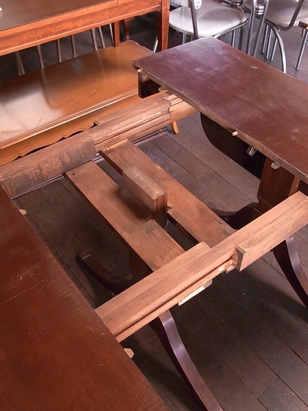 大型 木製テーブル ダイニングテーブル バタフライテーブル キッチン 