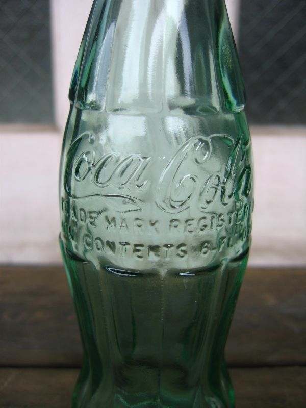 80'S エンボスボトル SODA BOTTLE ソーダボトル ポップボトル ガラス瓶