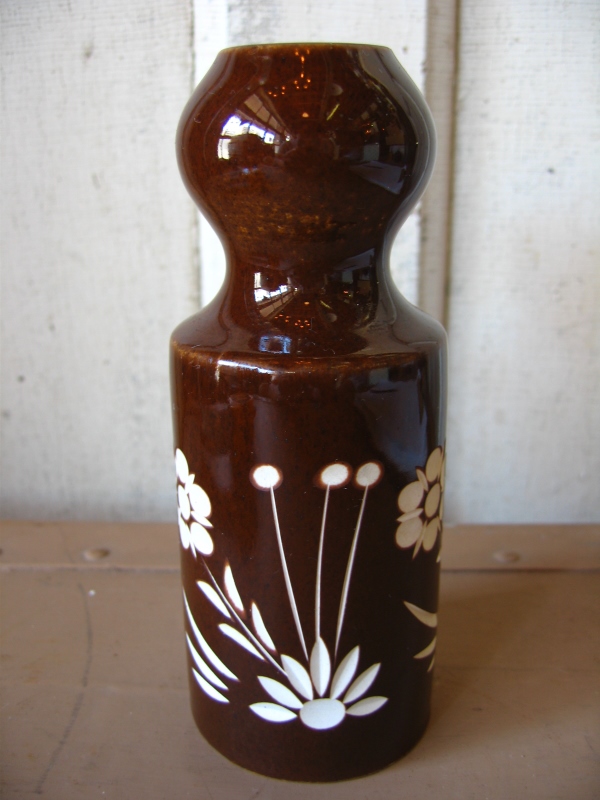 花瓶　一輪挿し　モダン　ミッドセンチュリー　フラワーベース　陶器　アンティーク　ビンテージ