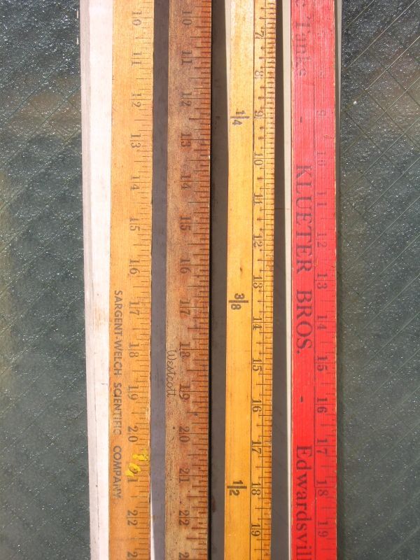 木製　スケール　ルーラー　ものさし　定規　インチ　センチ　ウッド　アドバタイジング　アンティーク　ビンテージ