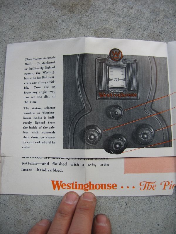 ウェスティングハウス　westinghouse アンティークラジオ