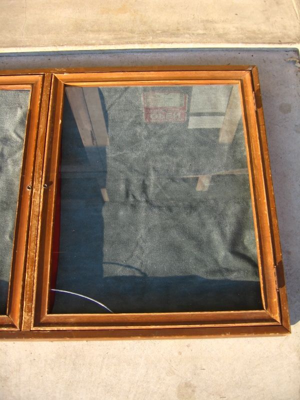 1930'S 40'S 木枠ガラス ショーケース 展示ケース 卓上 壁面 