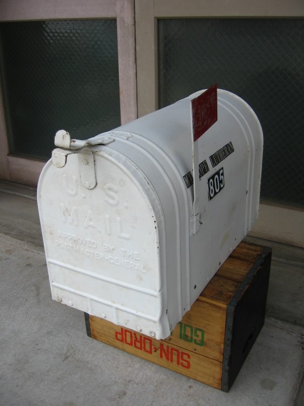 U.S.MAIL BOX アメリカ ポスト メールボックス メタル 特大/// ロスト