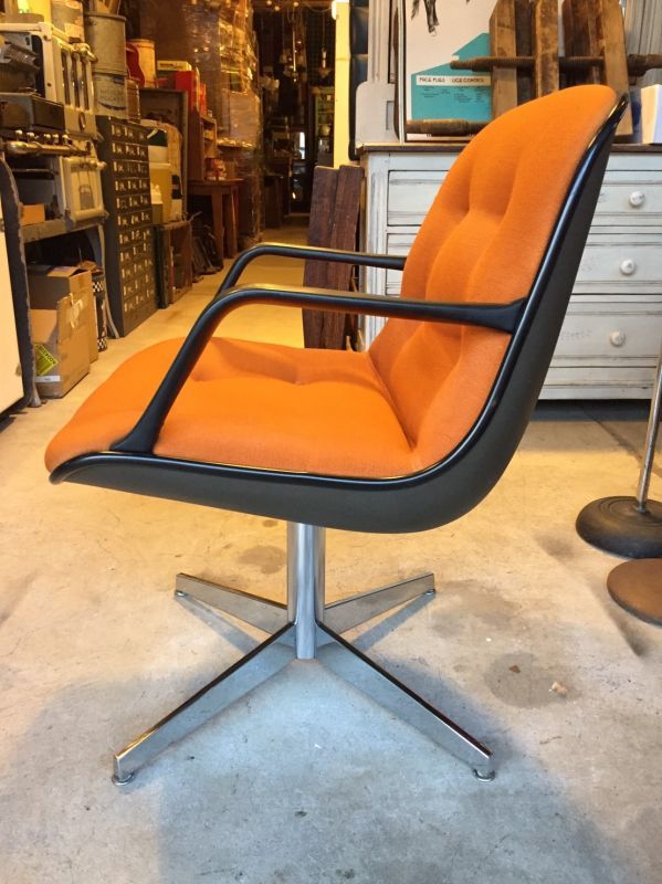 スチールケース社 ファブリック 60'S 70'S steelcase 椅子 アーム