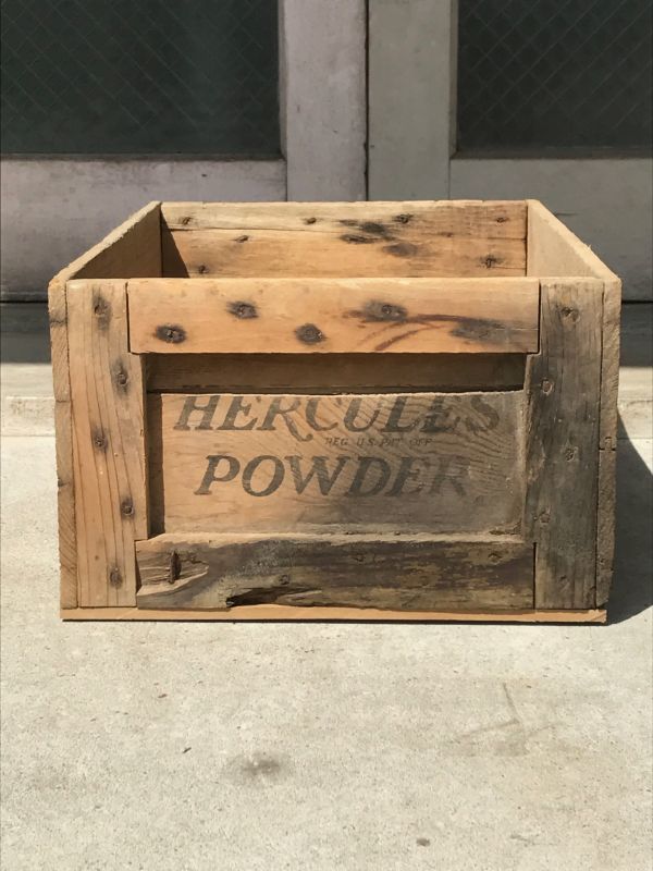 ウッドボックス 木箱 HERCULES POWDER ストレージボックス/// ロスト 