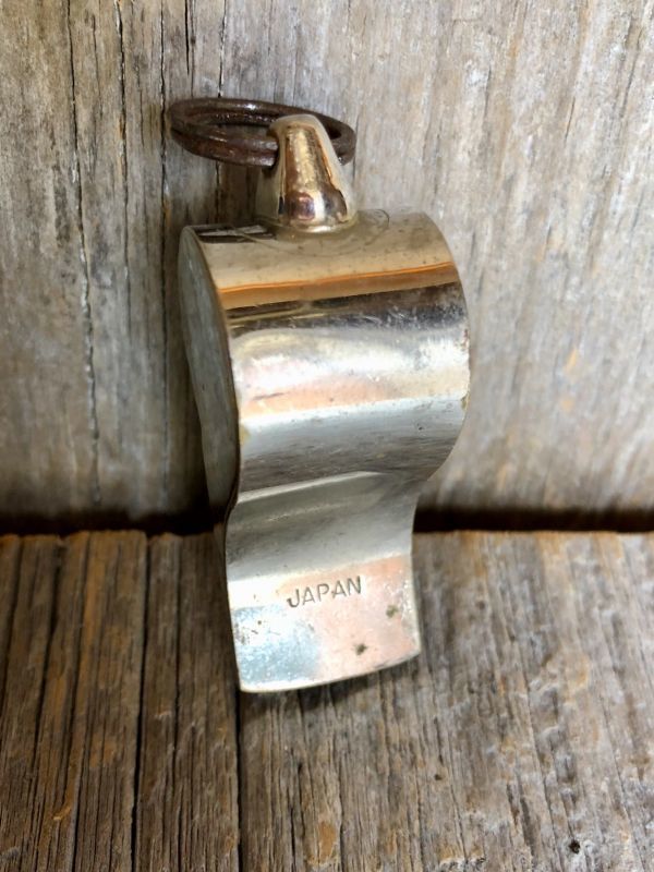 1940'S 50'S　ミリタリー ホイッスル　noble metal whistle　made in japan　鉄　ブラス　アンティーク　ビンテージ