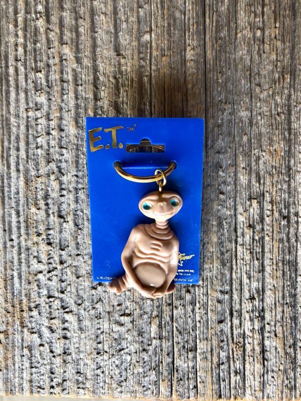 1980'S　E.T　キーホルダー　NOS　当時物　おもちゃ　フィギュア　デッドストック　ビンテージ