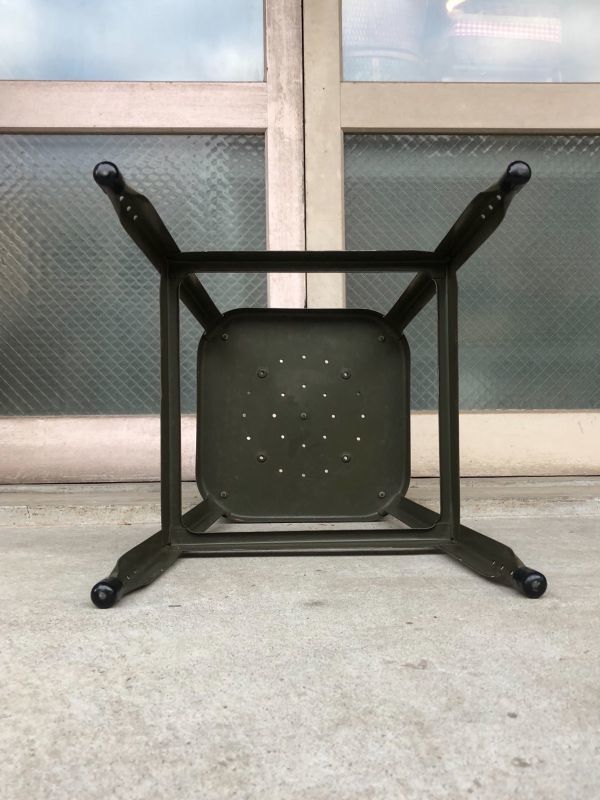 1950'S リオン リヨン FACTORY STOOL industrial メタルスツール