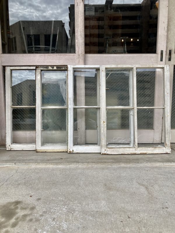 1910'S 1920'S 1930'S shabby chic シャビーシック 木枠ガラス 窓 4 