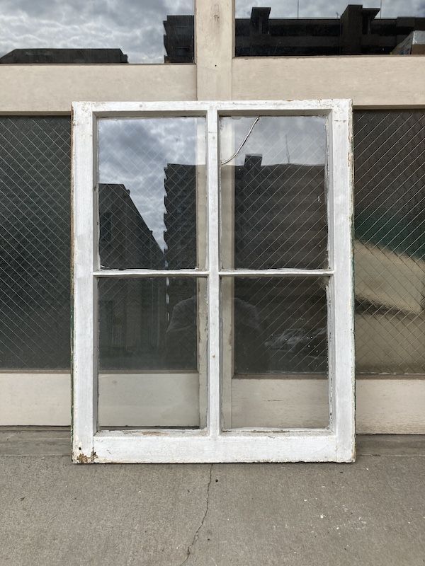 1910'S 1920'S 1930'S shabby chic シャビーシック 木枠ガラス 窓 4 