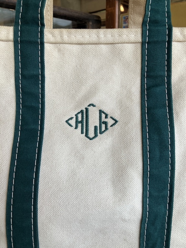 1980's 90'S L.L.BEAN Vintage Boat and Tote モノグラム ボート