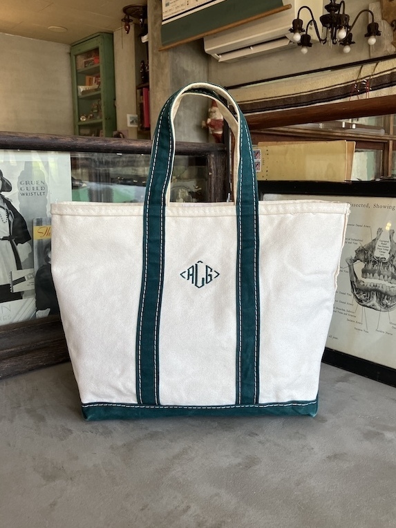 1980's 90'S L.L.BEAN Vintage Boat and Tote モノグラム ボート